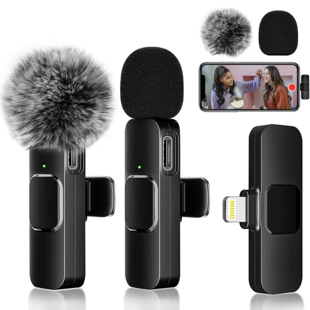 Wireless Mini Lavalier Microphone Set